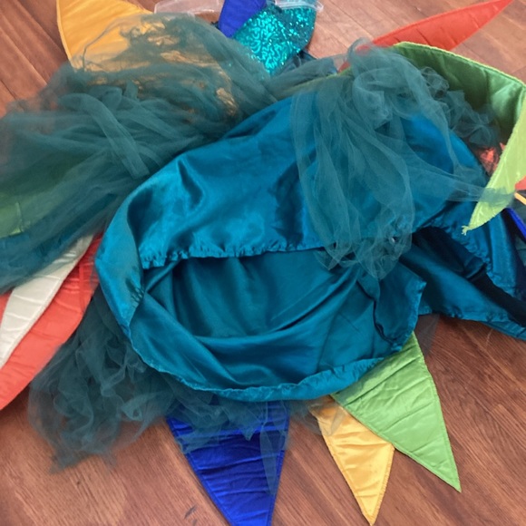 COPY - Wishcraft Chasing Fireflies  Birds of Paradise Costume sz 16 preowned - Picture 6 of 8